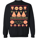 Pizza Ugly Christmas Sweater CustomCat