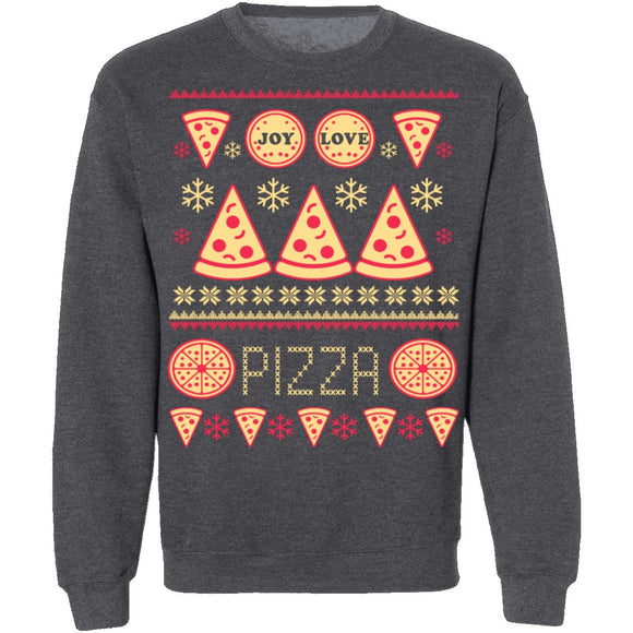 Pizza Ugly Christmas Sweater CustomCat