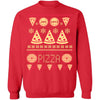Pizza Ugly Christmas Sweater CustomCat