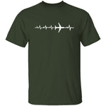 Plane Heartbeat T-Shirt CustomCat
