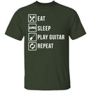 Play Guitar Repeat T-Shirt CustomCat