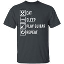 Play Guitar Repeat T-Shirt CustomCat