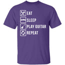 Play Guitar Repeat T-Shirt CustomCat