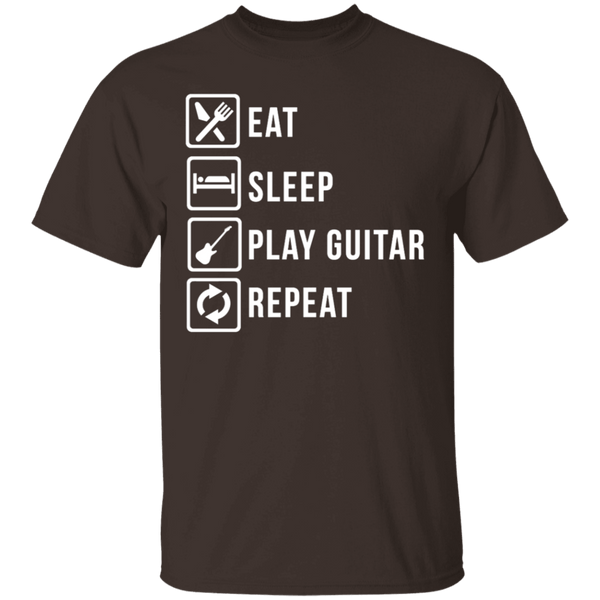 Play Guitar Repeat T-Shirt CustomCat