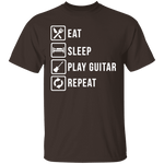Play Guitar Repeat T-Shirt CustomCat
