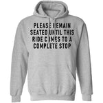 Please Remain Seated Until This RIde Comes To A Complete Stop T-Shirt CustomCat