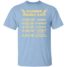 Plumber Hourly Rate T-Shirt
