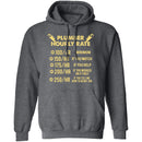 Plumber Hourly Rate T-Shirt CustomCat