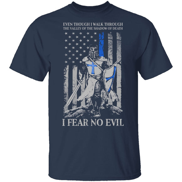 Police Crusader T-Shirt CustomCat