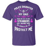 Police Daughter T-Shirt CustomCat