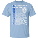 Police Officers Prayer T-Shirt CustomCat