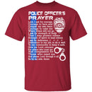 Police Officers Prayer T-Shirt CustomCat