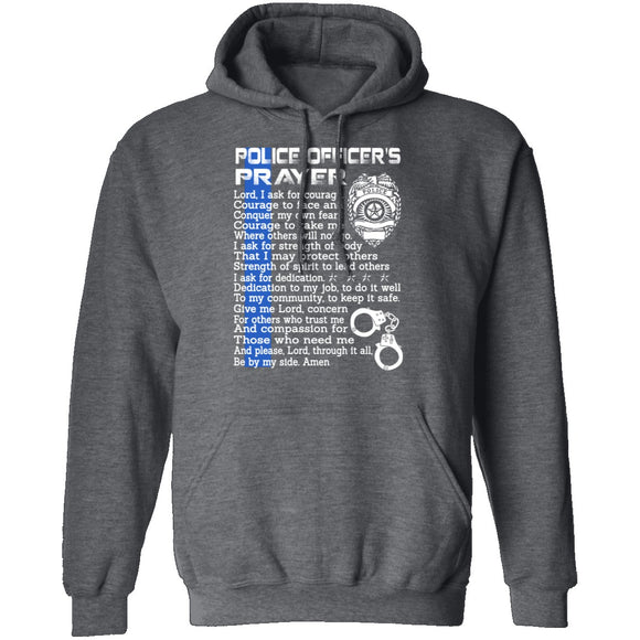 Police Officers Prayer T-Shirt CustomCat