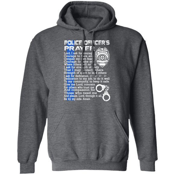 Police Officers Prayer T-Shirt CustomCat