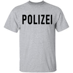Polizei T-Shirt CustomCat
