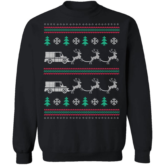Postal Service Ugly Christmas Sweater CustomCat