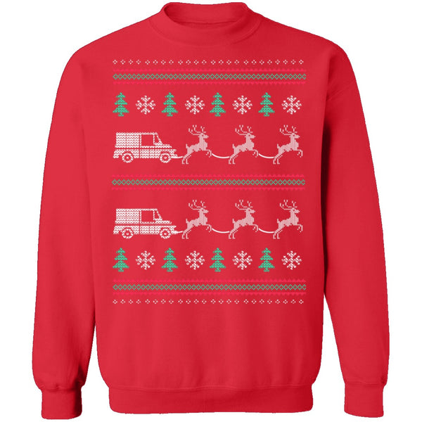 Postal Service Ugly Christmas Sweater CustomCat