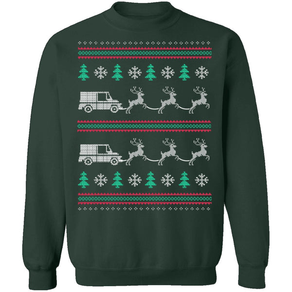 Postal Service Ugly Christmas Sweater CustomCat
