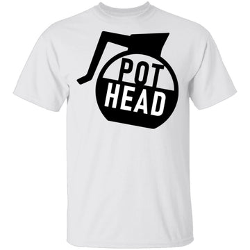 Pot Head Coffee T-Shirt CustomCat
