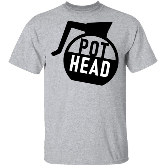 Pot Head Coffee T-Shirt CustomCat