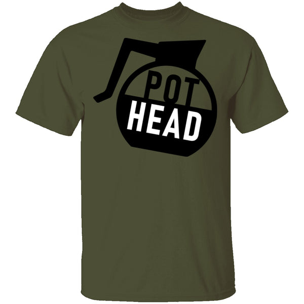Pot Head Coffee T-Shirt CustomCat