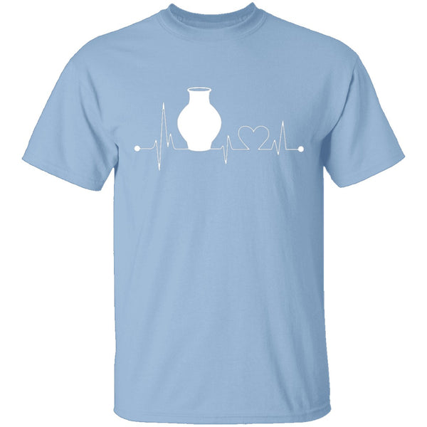 Pottery Heartbeat T-Shirt CustomCat