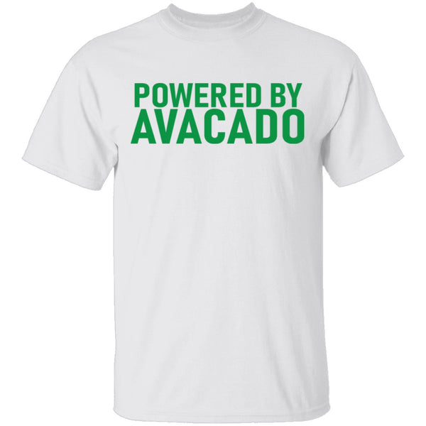 Powered By Avocado T-Shirt CustomCat