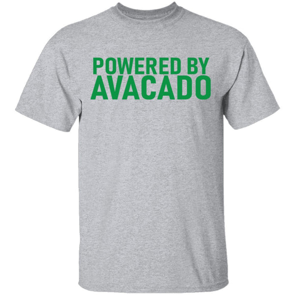 Powered By Avocado T-Shirt CustomCat