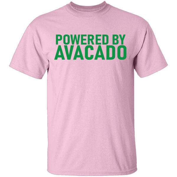 Powered By Avocado T-Shirt CustomCat