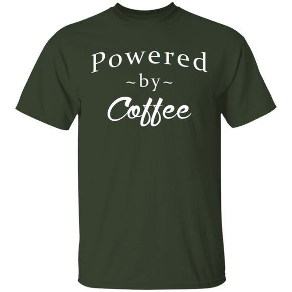 Powered By Coffee T-Shirt CustomCat