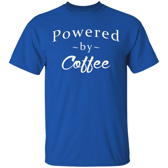 Powered By Coffee T-Shirt CustomCat