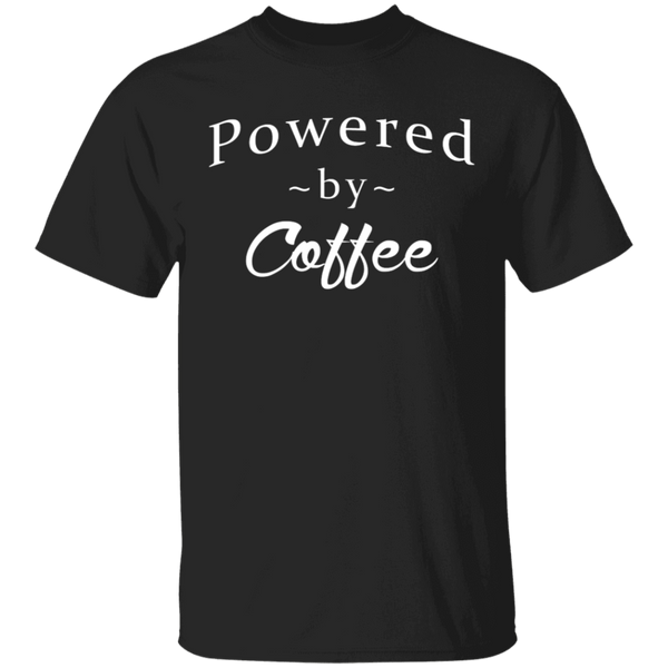 Powered By Coffee T-Shirt CustomCat