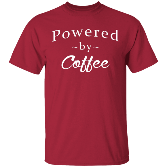 Powered By Coffee T-Shirt CustomCat