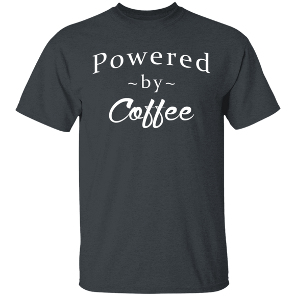 Powered By Coffee T-Shirt CustomCat