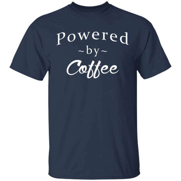 Powered By Coffee T-Shirt CustomCat