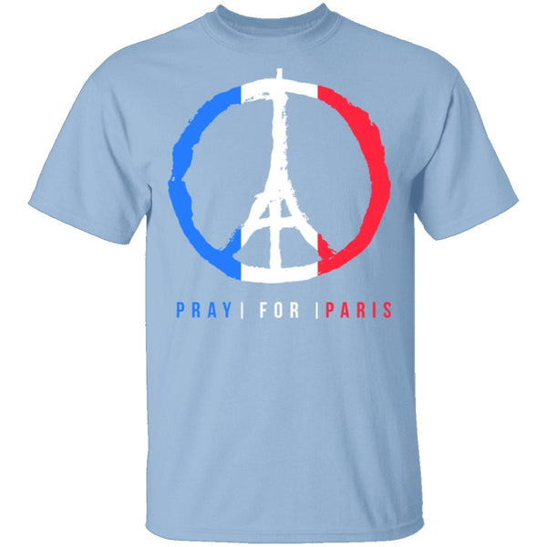 Pray For Paris T-Shirt CustomCat