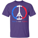 Pray For Paris T-Shirt CustomCat