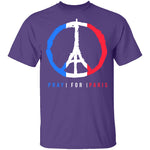 Pray For Paris T-Shirt CustomCat