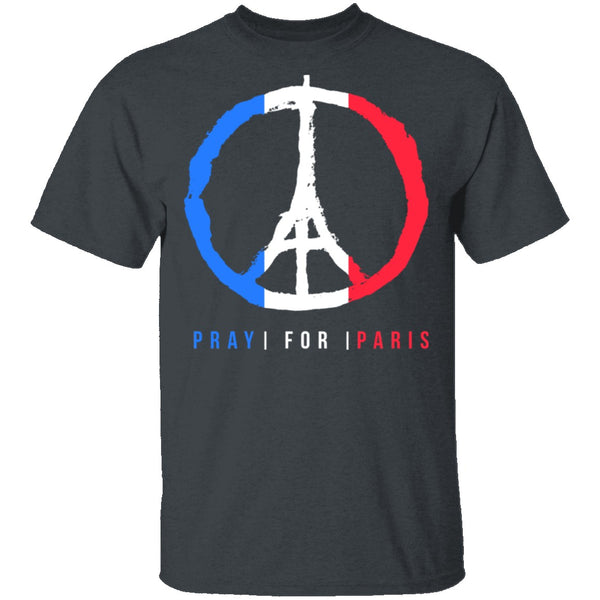 Pray For Paris T-Shirt CustomCat