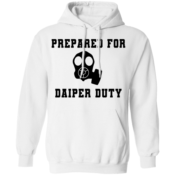 Prepared For Daiper Duty T-Shirt CustomCat