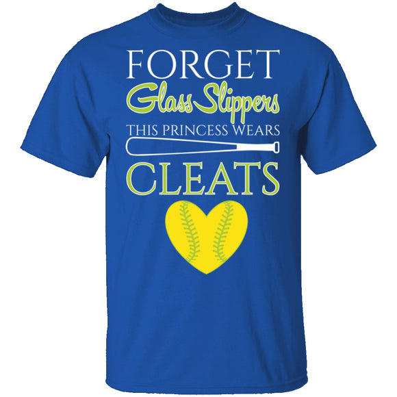 Princess Wears Cleats T-Shirt CustomCat