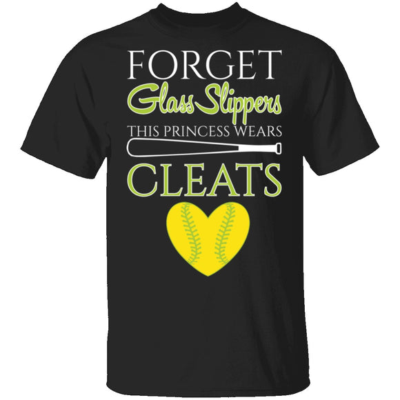 Princess Wears Cleats T-Shirt CustomCat