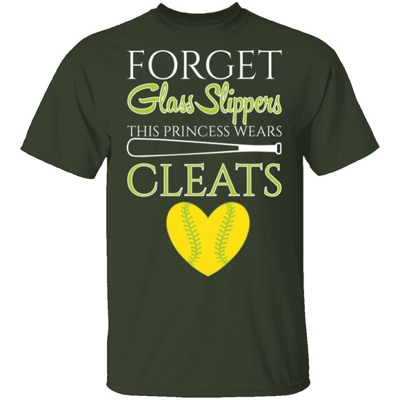 Princess Wears Cleats T-Shirt CustomCat
