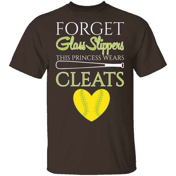 Princess Wears Cleats T-Shirt CustomCat