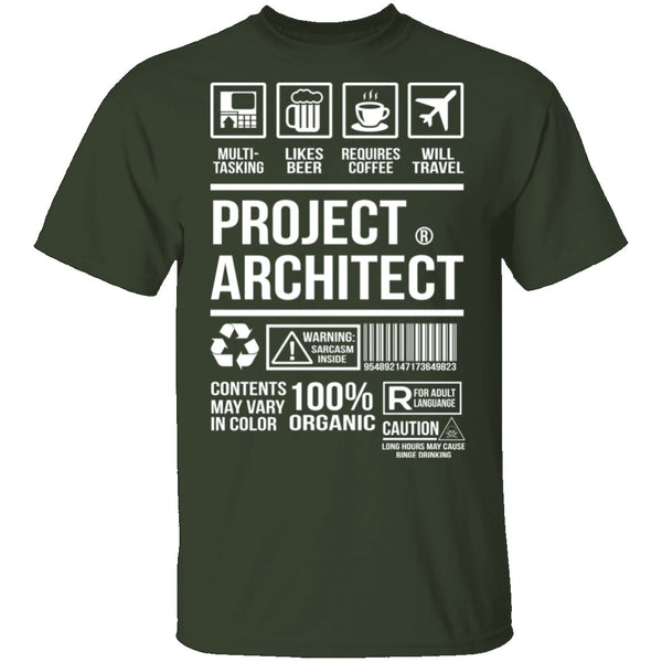 Project Architect T-Shirt CustomCat