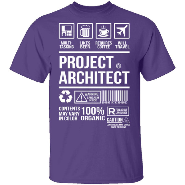 Project Architect T-Shirt CustomCat