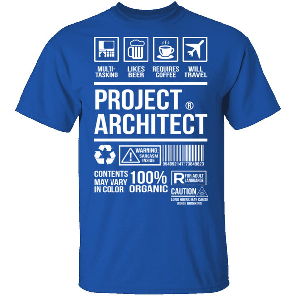 Project Architect T-Shirt CustomCat