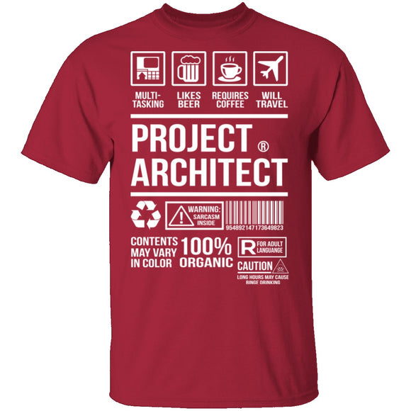 Project Architect T-Shirt CustomCat