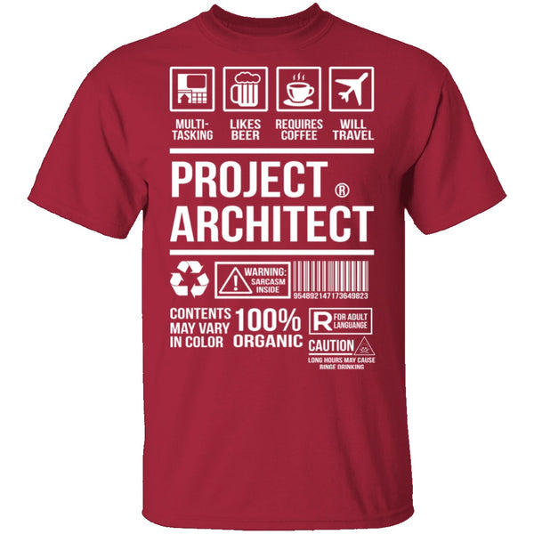 Project Architect T-Shirt CustomCat