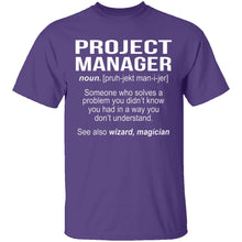 Project Manager Definition T-Shirt